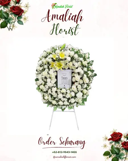 Krans Bunga Duka Taman Yasmin